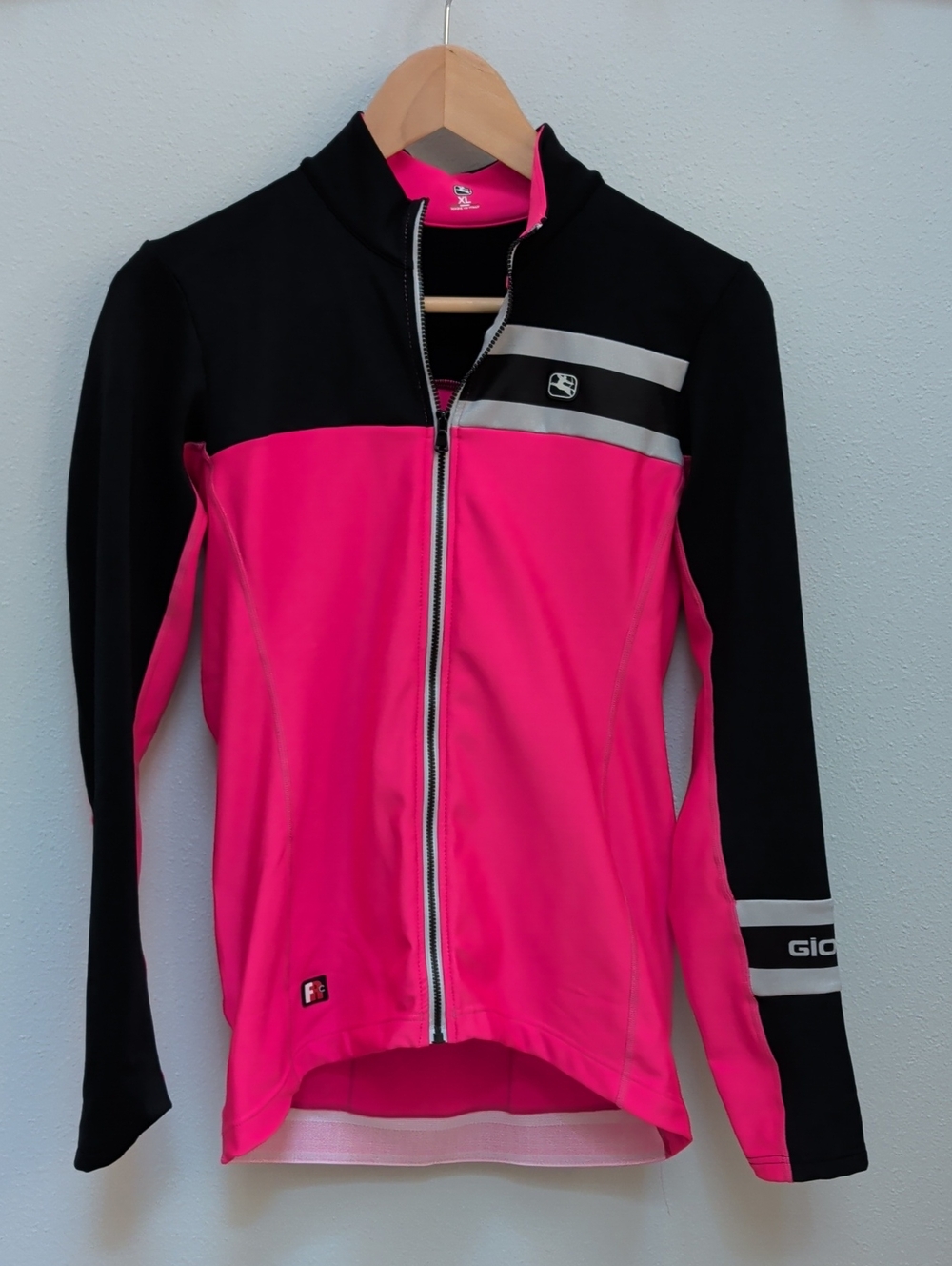 Giordana FR-c Pink & Black Cycling Winter Jersey
